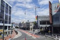 main street of Wollongong, city of NSW, Australia Royalty Free Stock Photo