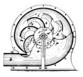 Centrifugal Blower vintage illustration