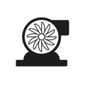 Centrifugal fan icon. Vector illustration. EPS 10.