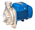 Centrifugal monobloc stainless steel pump unit with one open impeller and threaded sockets