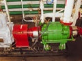 Centrifugal oil pump. Pumping water module. Oil equipment