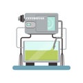 Centrifuge, equipment for olive oil production vector Illustration on a white background