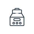 centrifuge icon vector from laboratory concept. Thin line illustration of centrifuge editable stroke. centrifuge linear sign for
