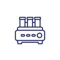 centrifuge machine icon, lab equipment line vector Royalty Free Stock Photo