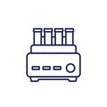 centrifuge machine line icon on white Royalty Free Stock Photo