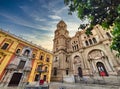 Centro Cultural Fundacion Unicaja and cathedral, Malaga city, Andalusia, Spain