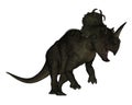 Centrosaurus dinosaur - 3D render Royalty Free Stock Photo