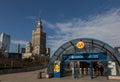 Centrum Metro station in Warsaw