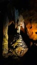Centruy-old cave stalactites Royalty Free Stock Photo