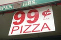 99 Cents Pizza Slice