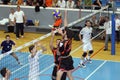 Centurions Narbonne vs Paris Volley Royalty Free Stock Photo