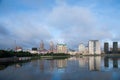 Century Avenue sidewalk Hulunbeier Manzhouli Royalty Free Stock Photo