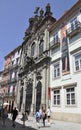 Porto, 21th July: Igreja de Misericordia Church in Downtown Rua das Flores of Porto in Portugal