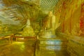 12 Century Dambulla Cave Golden Temple And Statues