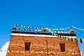 Century Old Jampa Lhakang Monastery in Lo Manthang of Upper Mustang in Nepal Royalty Free Stock Photo