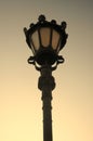 A century old street iron lantern