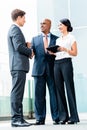 CEO and executive business handshake Royalty Free Stock Photo