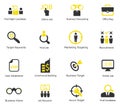 Ceo and HR vector icons