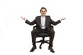 CEO sitting Royalty Free Stock Photo