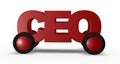 Ceo on wheels Royalty Free Stock Photo