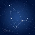 Cepheus constellation Royalty Free Stock Photo