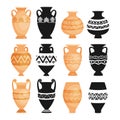 Ceramic ancient pottery objects