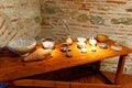 Ceramic Artifacts Display, White Tower, Salonika, Greece