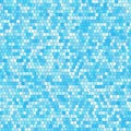 ceramic blue mosaic background seamless texture in swimming pool or kitchen Royalty Free Stock Photo