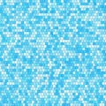 Ceramic blue mosaic background seamless texture in swimming pool or kitchen Royalty Free Stock Photo