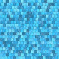 ceramic blue mosaic background seamless texture in swimming pool or kitchen Royalty Free Stock Photo