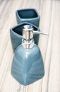 Ceramic bottles set for liquid soap