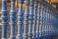 Ceramic Bridge inside Plaza de Espana Royalty Free Stock Photo
