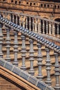 Ceramic Bridge inside Plaza de Espana in Seville, Spain.