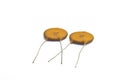 Ceramic Capacitors Royalty Free Stock Photo