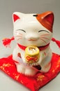 Ceramic cat new year