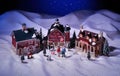 Ceramic Christmas houses set