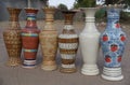 Ceramic colorful showpieces (bouquets), Bikaner, Rajasthan, India