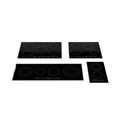 Ceramic cooktop of different shapes on a white background Royalty Free Stock Photo