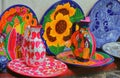 Ceramic crafts from taxco city in guerrero, mexico III Royalty Free Stock Photo