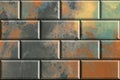 Ceramic digital 3d wall tile bricks home interior elevation tile abstract illustrations.