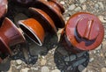 Ceramic disc insulators