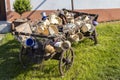 ceramic dishes, Holasovice, Czech Republic Royalty Free Stock Photo