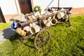 ceramic dishes, Holasovice, Czech Republic Royalty Free Stock Photo