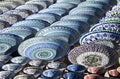Ceramic dishware, Uzbekistan Royalty Free Stock Photo