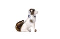 Ceramic dog figurine Royalty Free Stock Photo