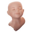 Ceramic doll head