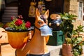 Beautiful handicrafts at the small town of Raquira. The city of pots, Colombia