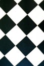 Ceramic floor tile black and white