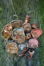 Ceramic forest still life