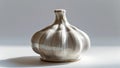 Photorealistic image of a ceramic garlic keeper on a white background Royalty Free Stock Photo